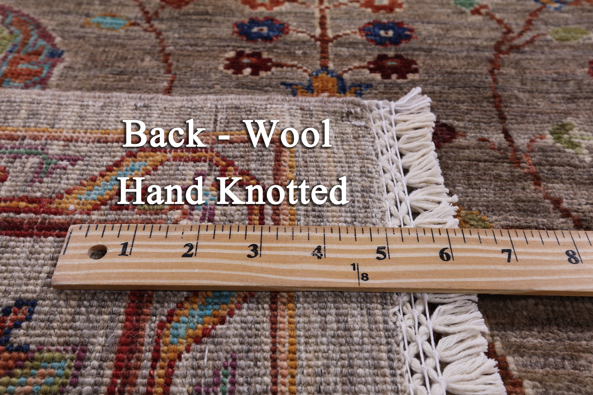 Peshawar Handmade Wool Rug - 5' 10" X 8' 4" - Golden Nile
