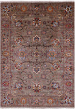 Peshawar Hand Knotted Wool Rug - 5' 8" X 7' 11" - Golden Nile