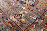 Peshawar Hand Knotted Wool Rug - 5' 8" X 7' 11" - Golden Nile