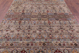 Khorjin Persian Gabbeh Hand Knotted Wool Rug - 6' 9" X 10' 1" - Golden Nile