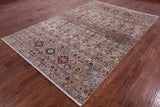 Khorjin Persian Gabbeh Hand Knotted Wool Rug - 6' 9" X 10' 1" - Golden Nile