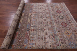 Khorjin Persian Gabbeh Hand Knotted Wool Rug - 6' 9" X 10' 1" - Golden Nile