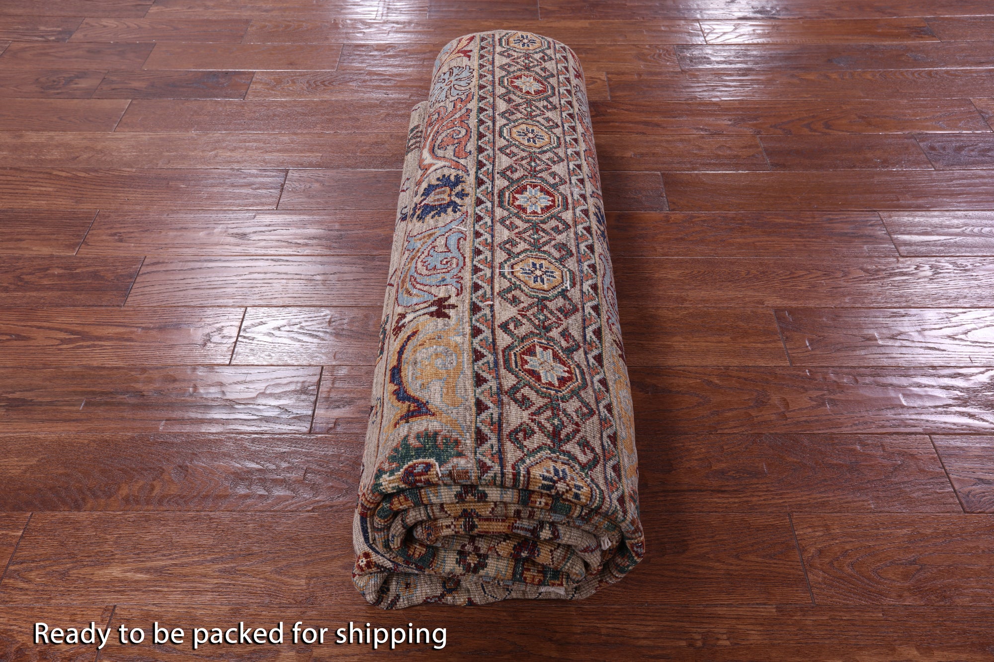 Khorjin Persian Gabbeh Hand Knotted Wool Rug - 6' 9" X 10' 1" - Golden Nile