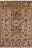 Persian Tabriz Hand Knotted Wool Rug - 6' 11" X 10' 2" - Golden Nile