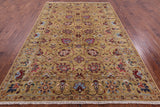 Persian Tabriz Hand Knotted Wool Rug - 6' 11" X 10' 2" - Golden Nile