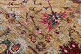 Persian Tabriz Hand Knotted Wool Rug - 6' 11" X 10' 2" - Golden Nile