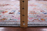 Grey Turkmen Ersari Handmade Wool Rug - 6' 10" X 9' 8" - Golden Nile