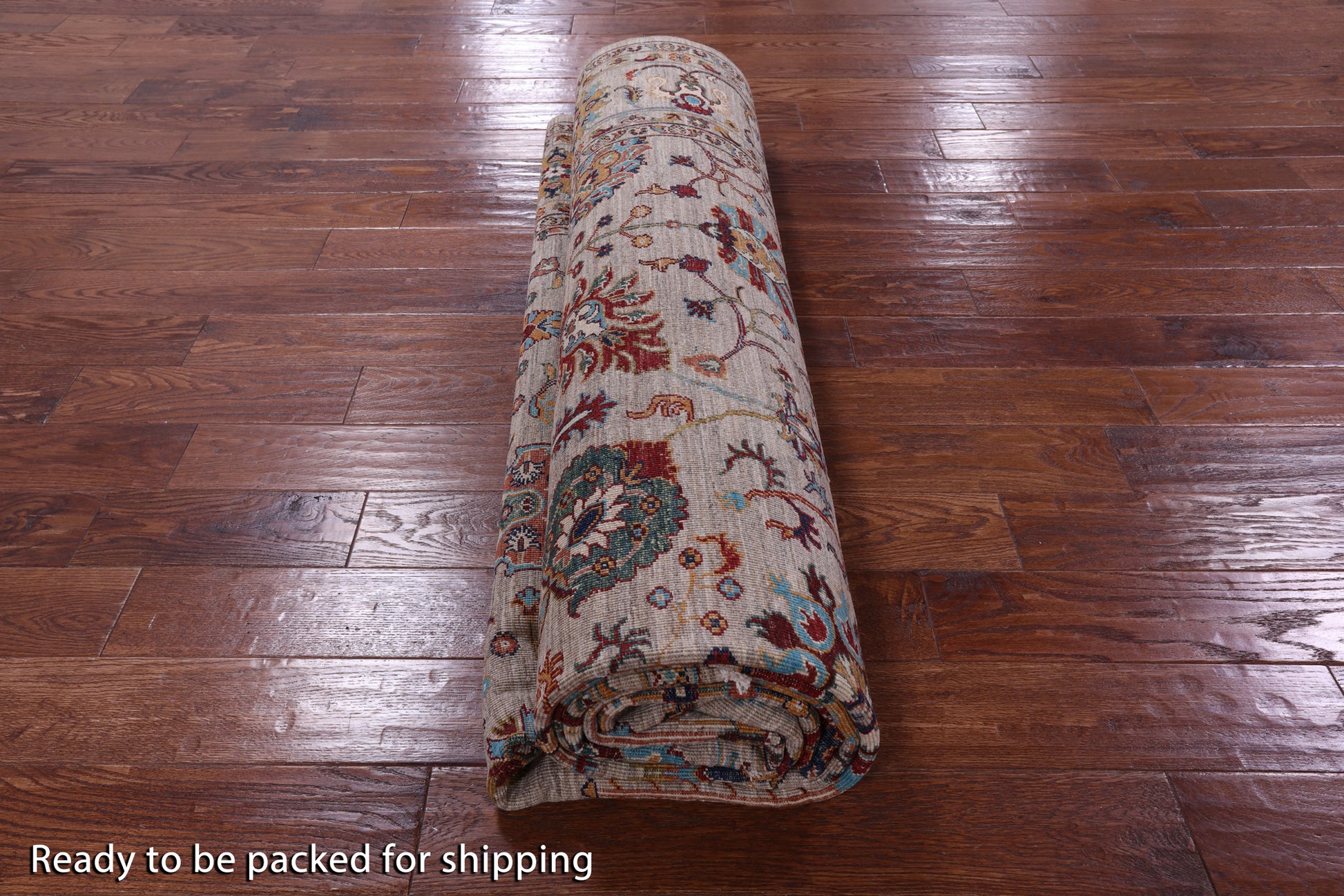 Peshawar Hand Knotted Wool Rug - 9' 1" X 12' 1" - Golden Nile