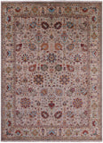 Peshawar Hand Knotted Wool Rug - 9' 1" X 12' 1" - Golden Nile