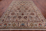 Peshawar Hand Knotted Wool Rug - 9' 1" X 12' 1" - Golden Nile