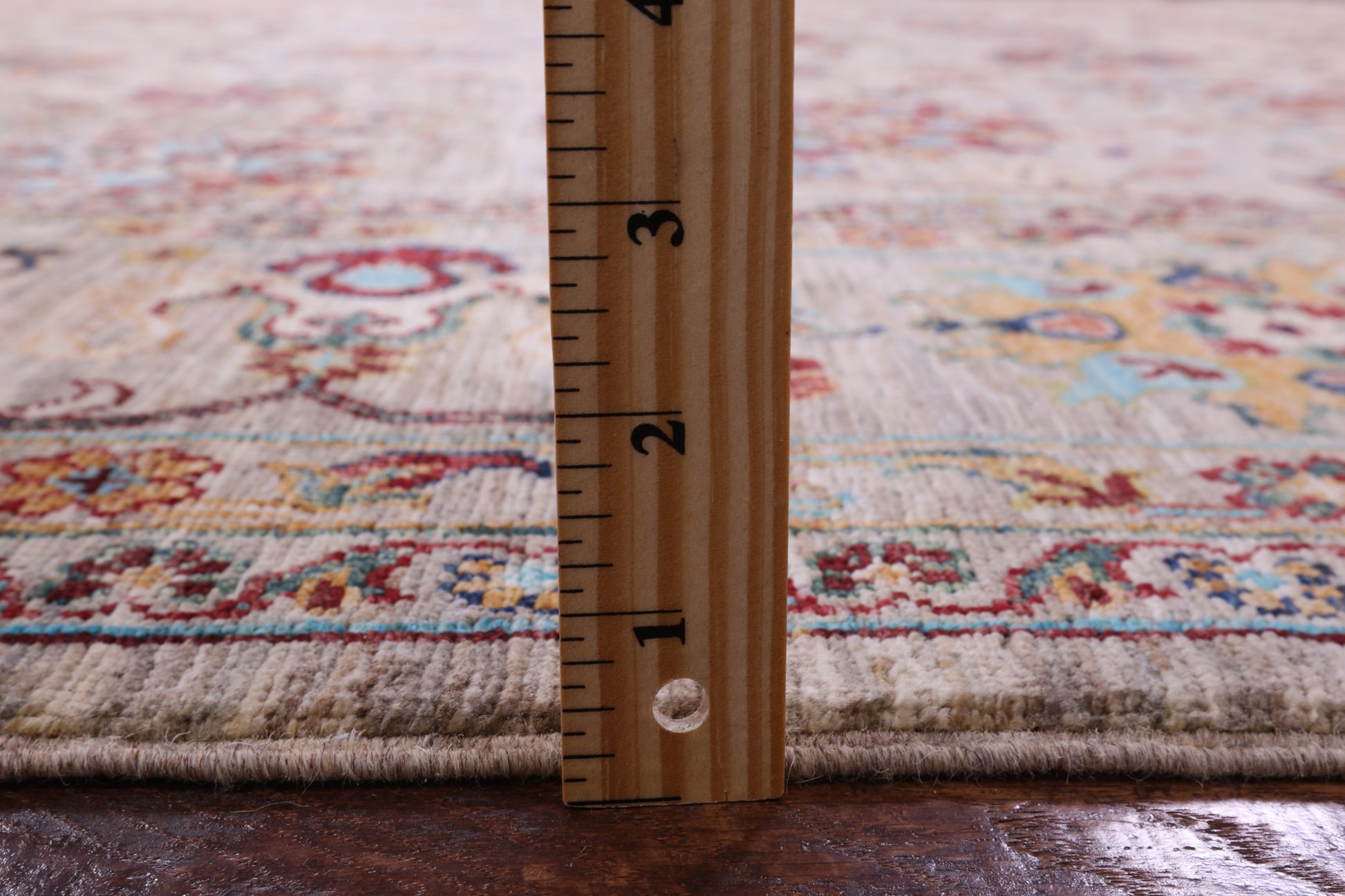 Peshawar Hand Knotted Wool Rug - 9' 1" X 12' 1" - Golden Nile