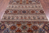 Tribal Persian Gabbeh Hand Knotted Wool Rug - 5' 6" X 7' 11" - Golden Nile