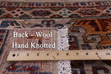 Tribal Persian Gabbeh Hand Knotted Wool Rug - 5' 6" X 7' 11" - Golden Nile