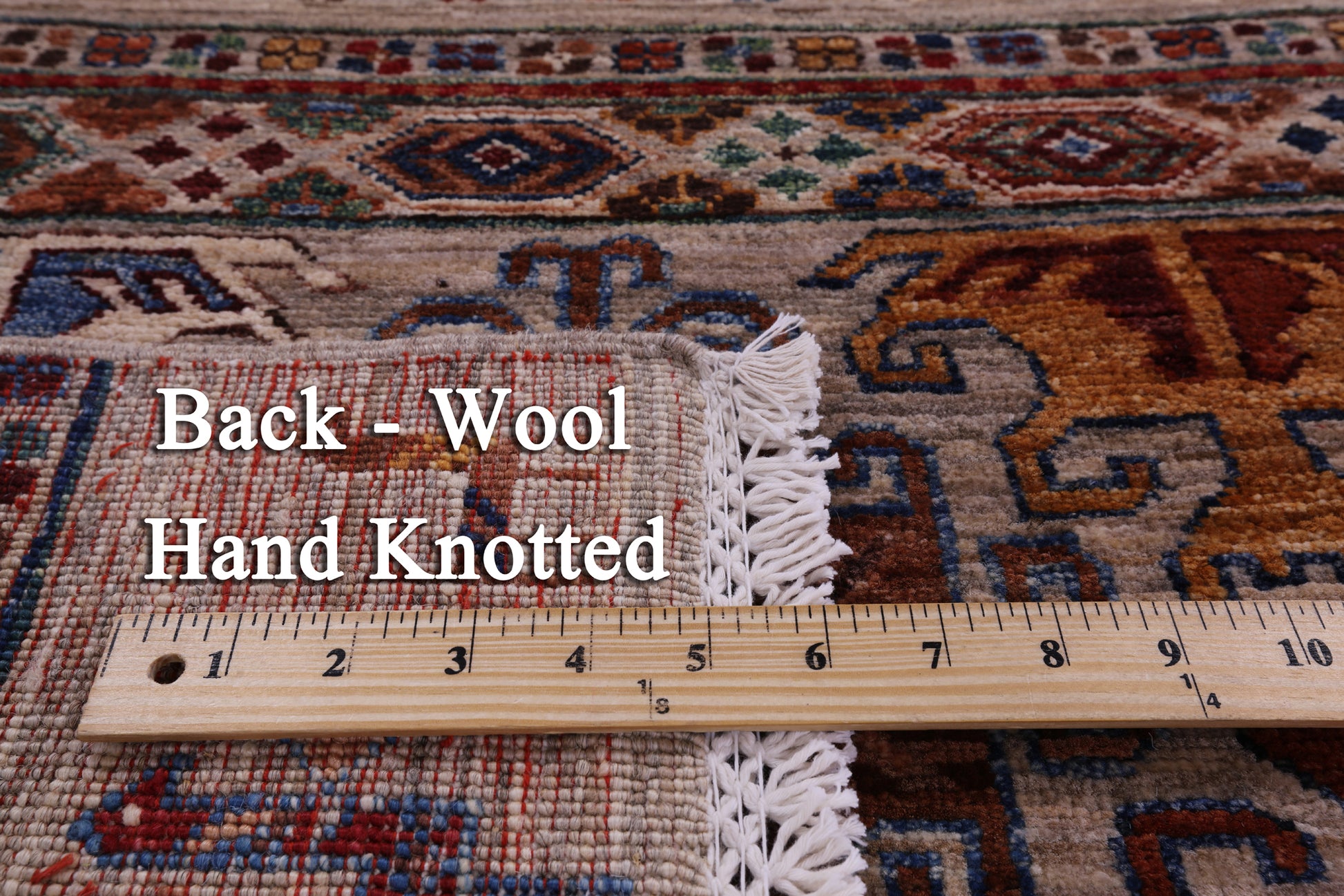 Tribal Persian Gabbeh Hand Knotted Wool Rug - 5' 6" X 7' 11" - Golden Nile
