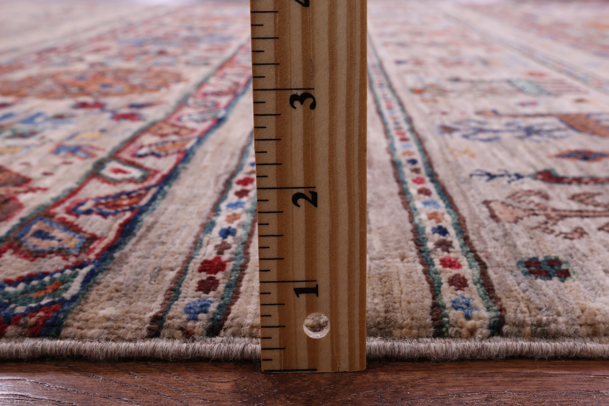 Tribal Persian Gabbeh Hand Knotted Wool Rug - 5' 6" X 7' 11" - Golden Nile
