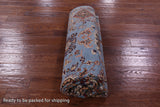 Blue Peshawar Hand Knotted Wool Rug - 6' 10" X 10' 0" - Golden Nile