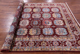 Turkmen Ersari Hand Knotted Wool Rug - 6' 10" X 10' 2" - Golden Nile