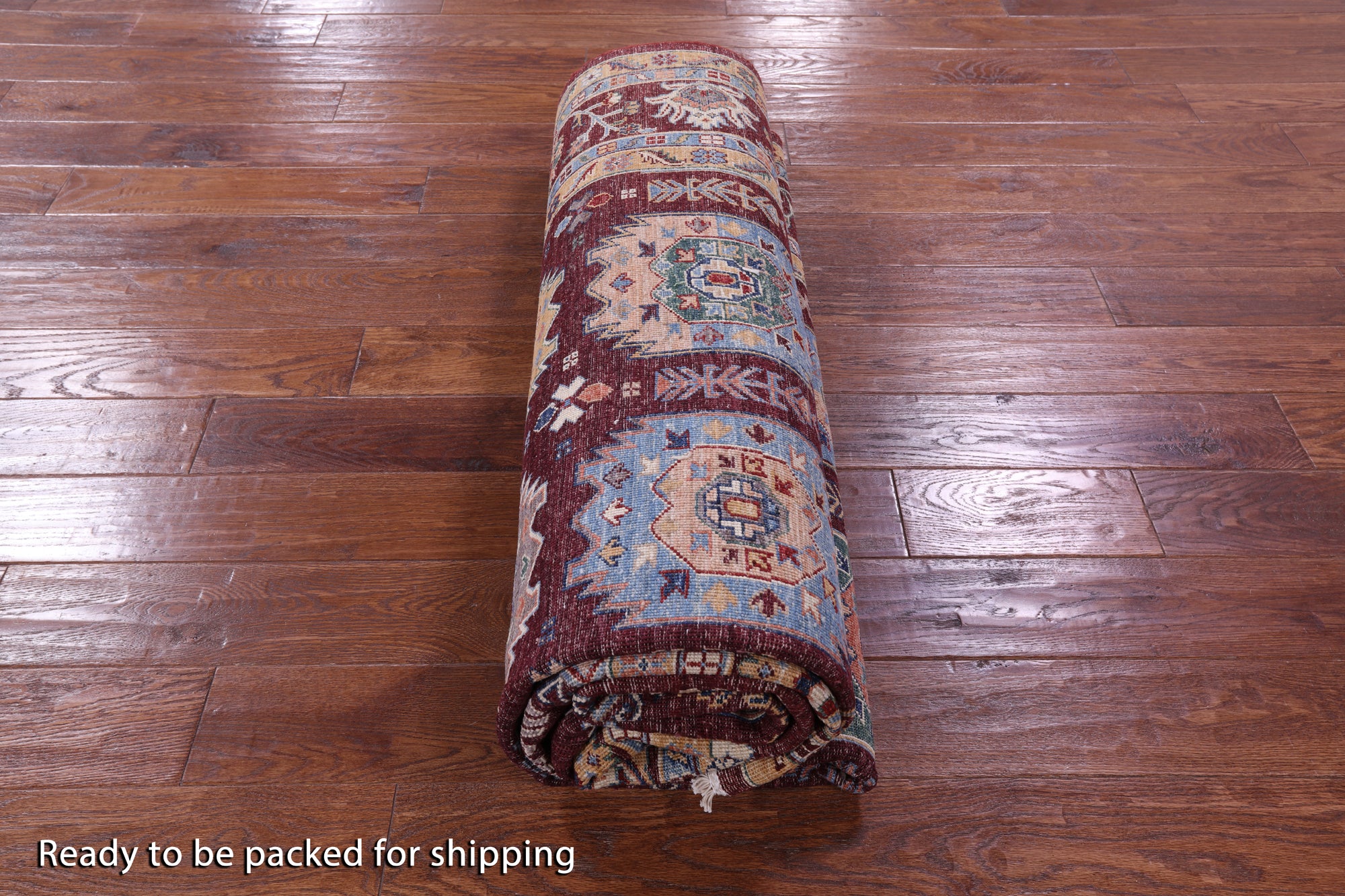 Turkmen Ersari Hand Knotted Wool Rug - 6' 10" X 10' 2" - Golden Nile
