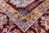 Turkmen Ersari Hand Knotted Wool Rug - 6' 10" X 10' 2" - Golden Nile