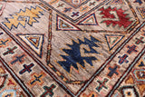 Turkmen Ersari Hand Knotted Wool Rug - 6' 8" X 9' 8" - Golden Nile