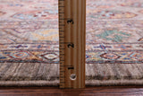 Turkmen Ersari Hand Knotted Wool Rug - 6' 8" X 9' 8" - Golden Nile