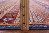 Khorjin Persian Gabbeh Hand Knotted Wool Rug - 5' 0" X 6' 3" - Golden Nile