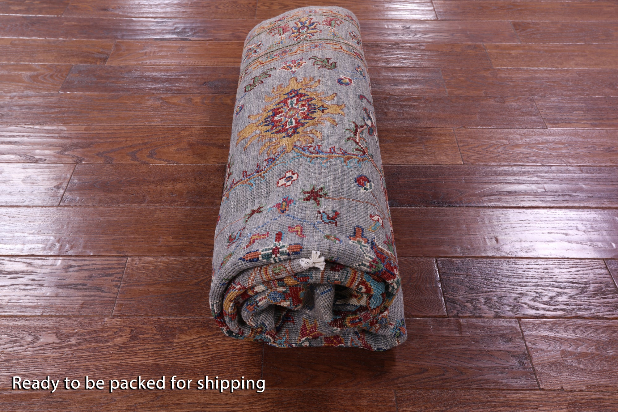 Peshawar Hand Knotted Wool Rug - 5' 2" X 6' 11" - Golden Nile