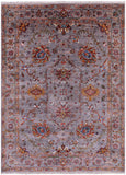 Peshawar Hand Knotted Wool Rug - 5' 2" X 6' 11" - Golden Nile