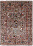 Peshawar Hand Knotted Wool Rug - 5' 2" X 6' 9" - Golden Nile