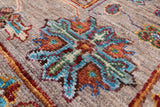 Peshawar Hand Knotted Wool Rug - 5' 2" X 6' 9" - Golden Nile