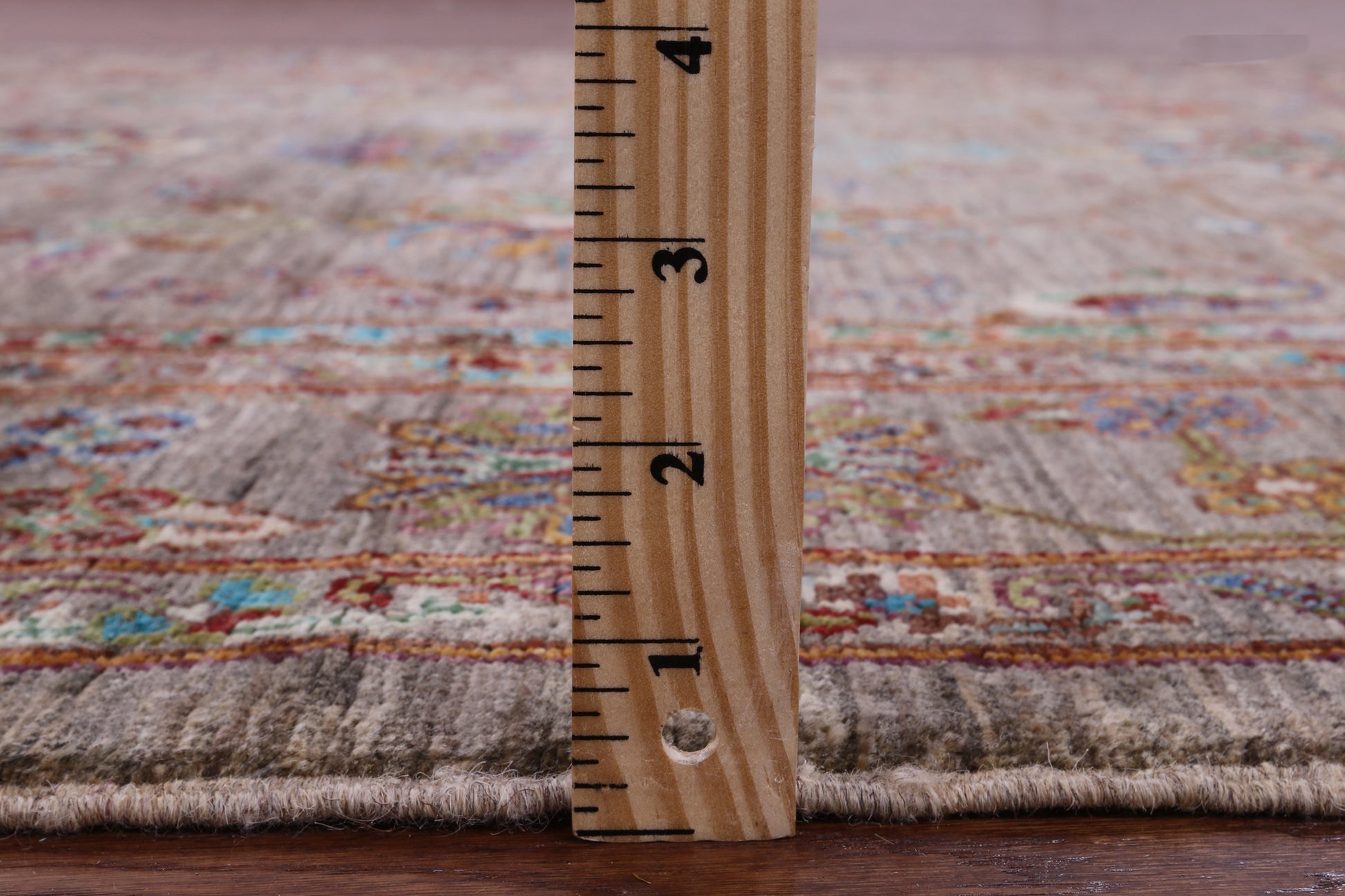 Peshawar Hand Knotted Wool Rug - 5' 2" X 6' 9" - Golden Nile