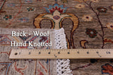 Peshawar Hand Knotted Wool Rug - 5' 0" X 6' 8" - Golden Nile