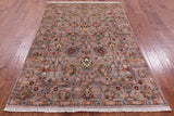 Peshawar Hand Knotted Wool Rug - 4' 10" X 6' 11" - Golden Nile