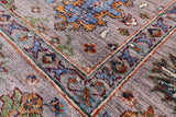 Peshawar Hand Knotted Wool Rug - 5' 1" X 6' 9" - Golden Nile