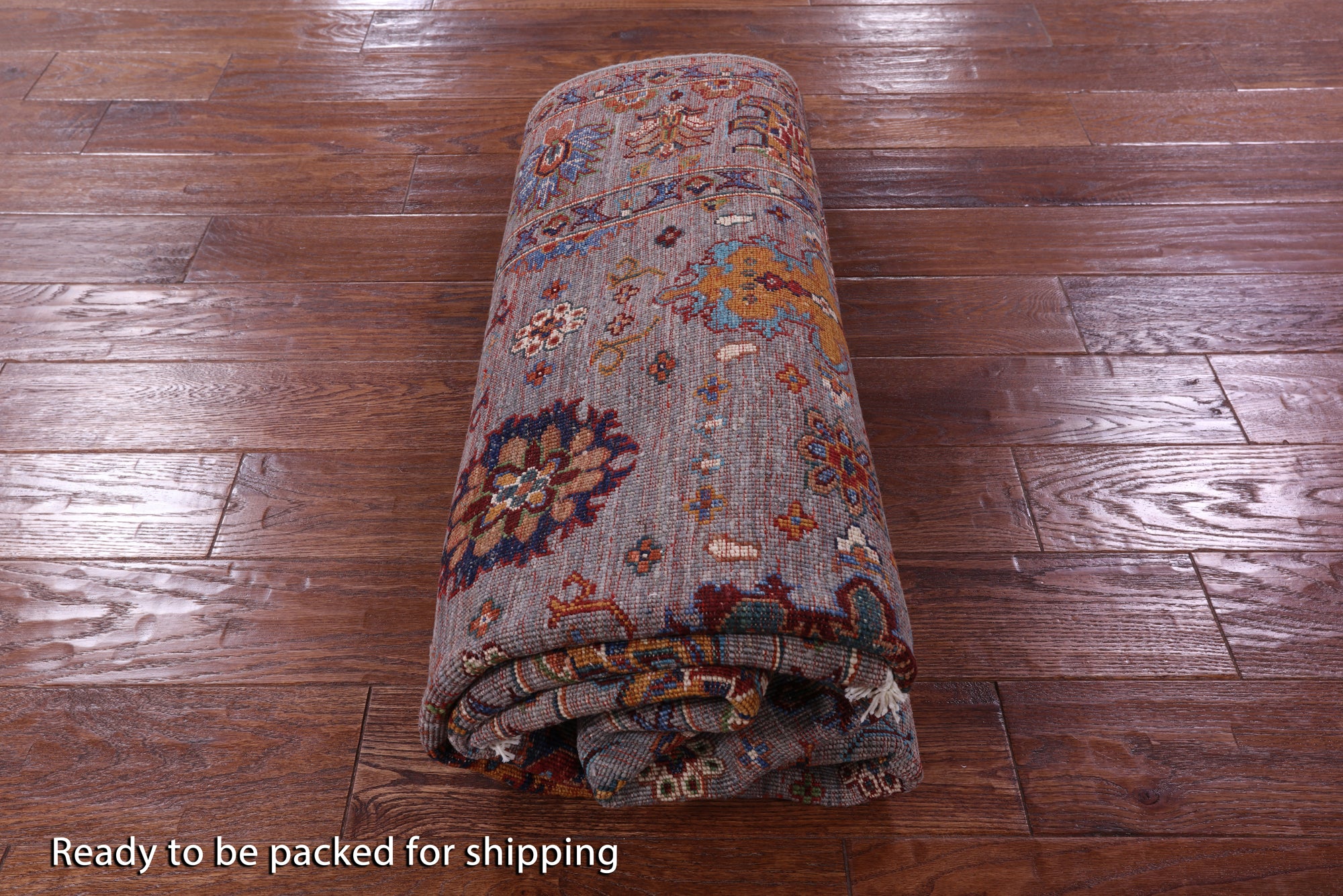 Peshawar Hand Knotted Wool Rug - 5' 1" X 6' 9" - Golden Nile