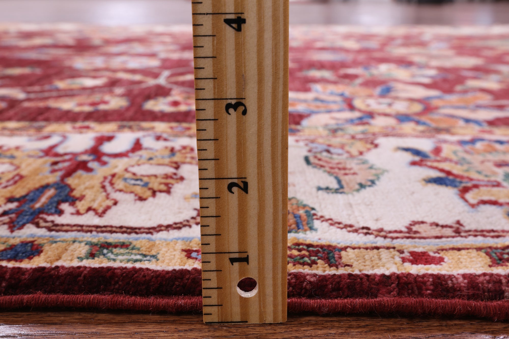 Persian Tabriz Hand Knotted Wool Rug - 5' 0" X 6' 8" - Golden Nile