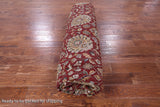 Red Square Persian Tabriz Handmade Wool Rug - 12' 0" X 12' 2" - Golden Nile