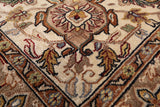 Red Square Persian Tabriz Handmade Wool Rug - 12' 0" X 12' 2" - Golden Nile