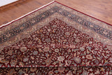 Red Persian Tabriz Hand Knotted Wool Rug - 11' 6" X 17' 6" - Golden Nile