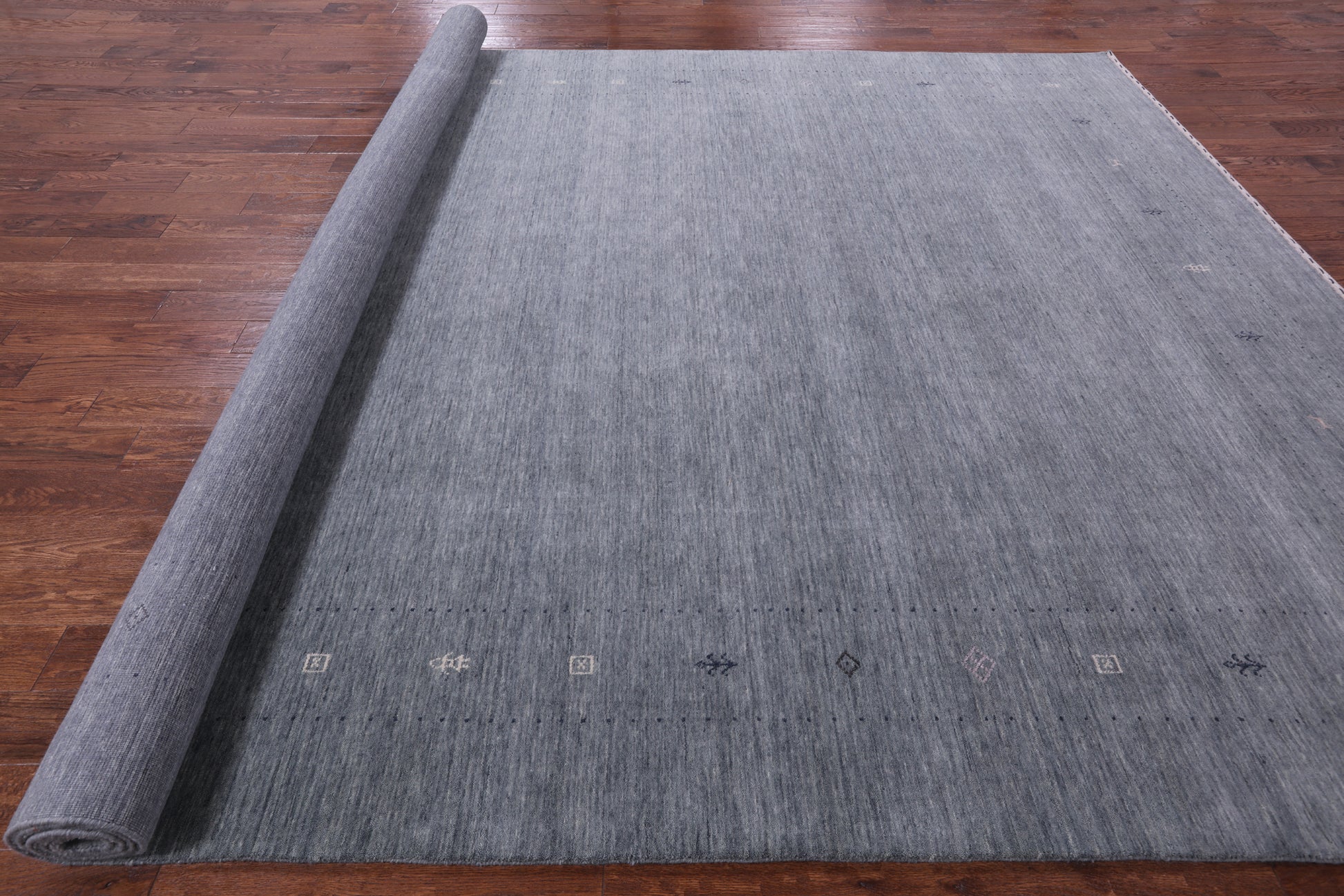 Persian Gabbeh Handmade Wool Rug - 10' 0" X 13' 11" - Golden Nile