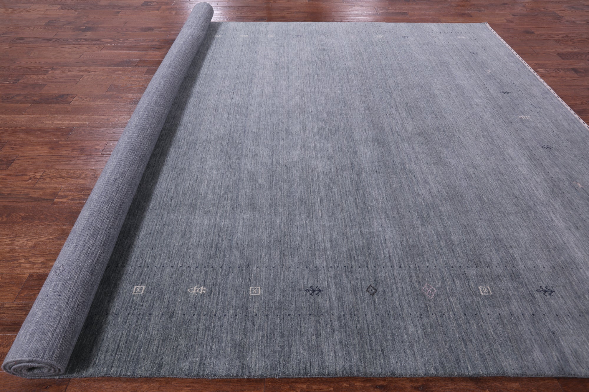 Persian Gabbeh Handmade Wool Rug - 10' 0" X 13' 11" - Golden Nile