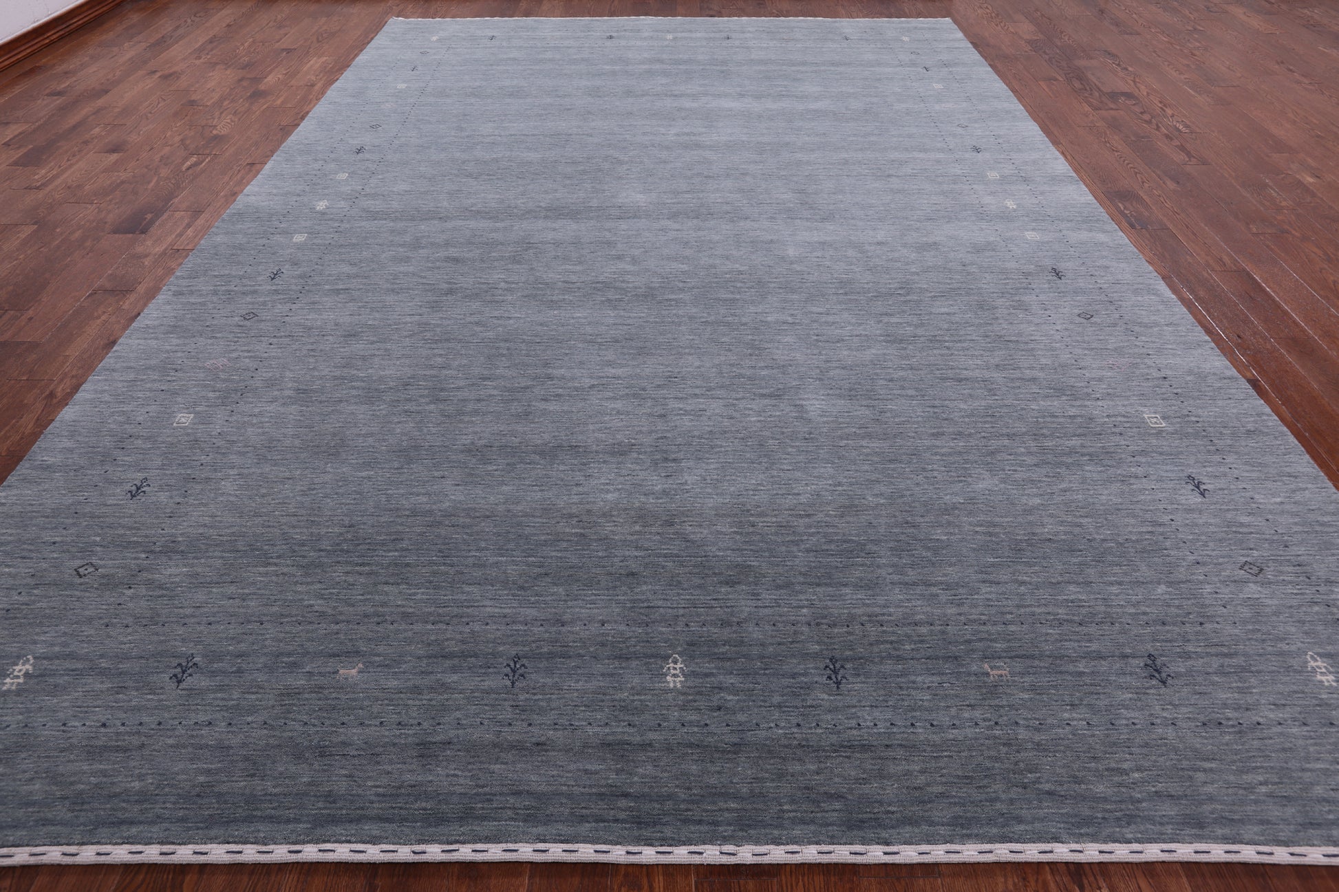Persian Gabbeh Handmade Wool Rug - 10' 0" X 13' 11" - Golden Nile