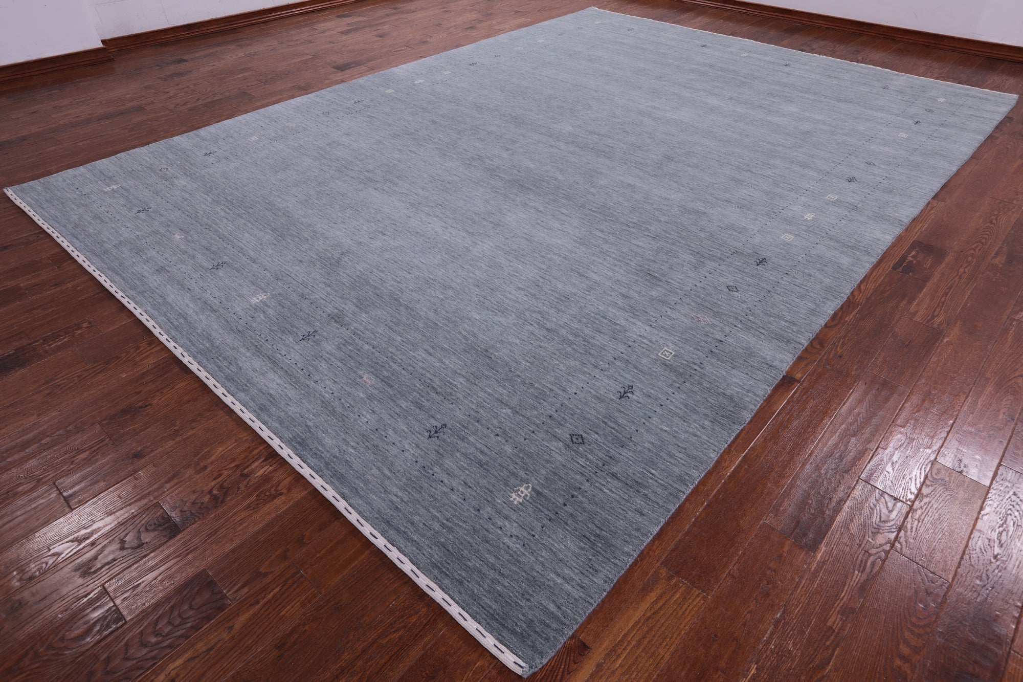 Persian Gabbeh Handmade Wool Rug - 10' 0" X 13' 11" - Golden Nile