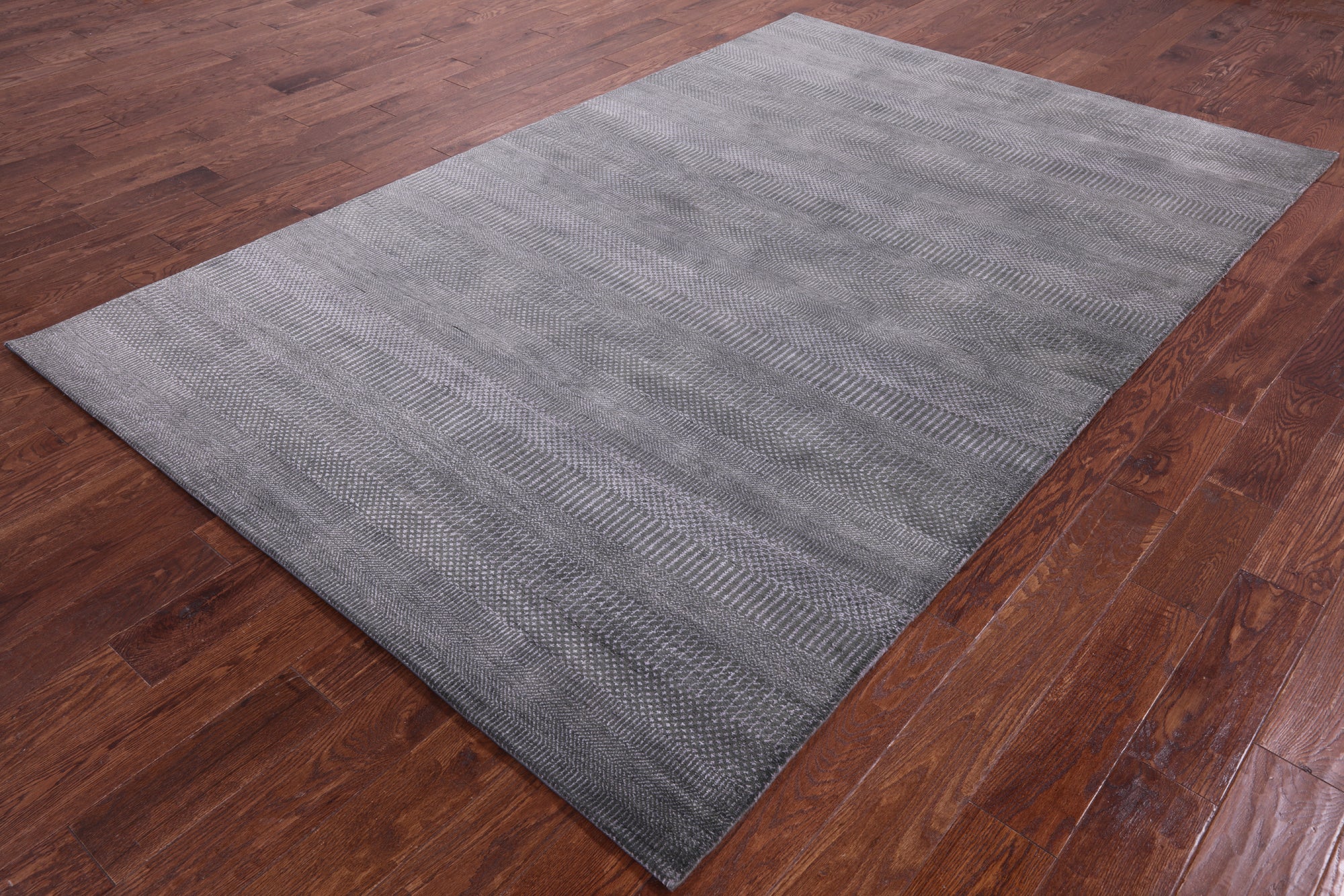 Savannah Grass Hand Knotted Wool & Silk Rug - 6' 0" X 9' 2" - Golden Nile