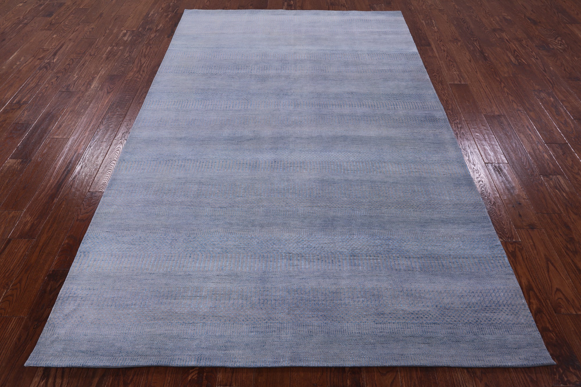 Savannah Grass Hand Knotted Wool & Silk Rug - 6' 1" X 9' 3" - Golden Nile