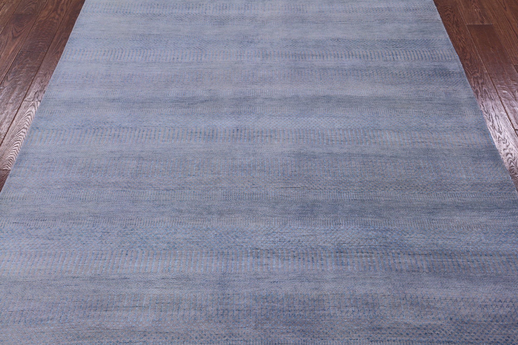 Savannah Grass Hand Knotted Wool & Silk Rug - 6' 1" X 9' 3" - Golden Nile