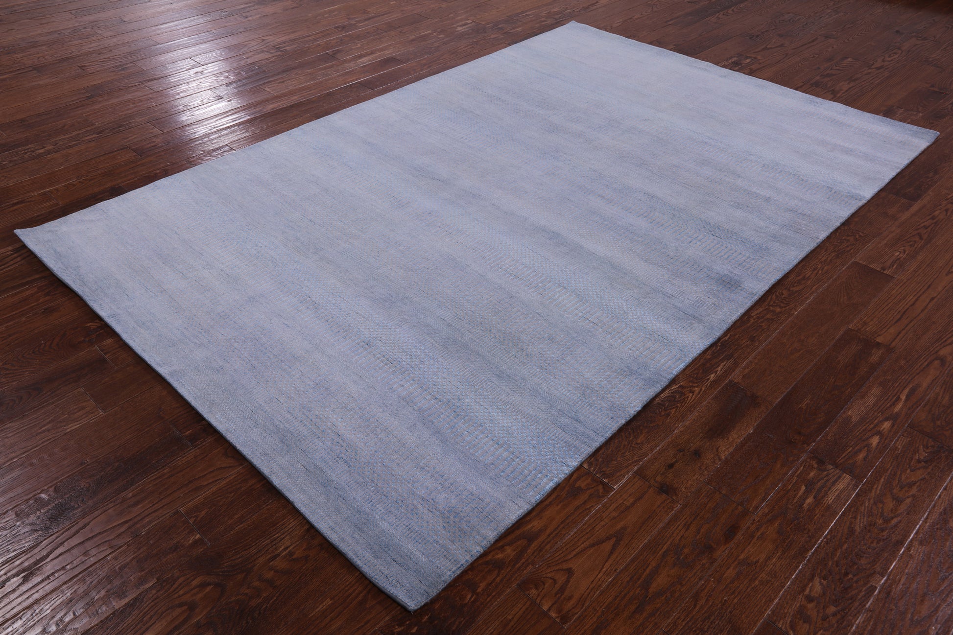 Savannah Grass Hand Knotted Wool & Silk Rug - 6' 1" X 9' 3" - Golden Nile