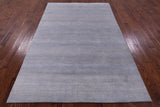 Savannah Grass Hand Knotted Wool & Silk Rug - 6' 0" X 9' 3" - Golden Nile