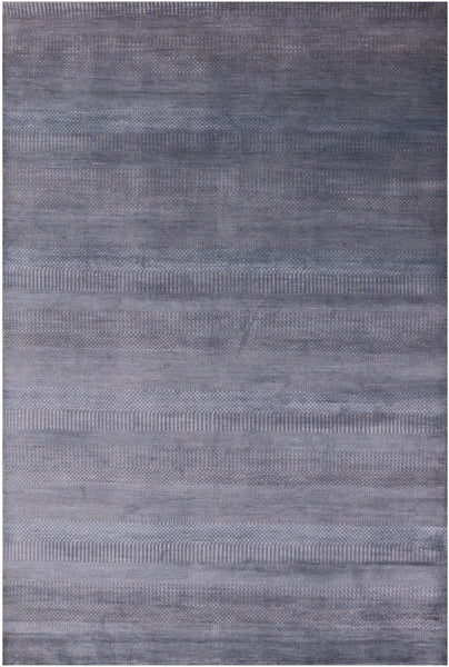 Savannah Grass Hand Knotted Wool & Silk Rug - 6' 0" X 8' 11" - Golden Nile