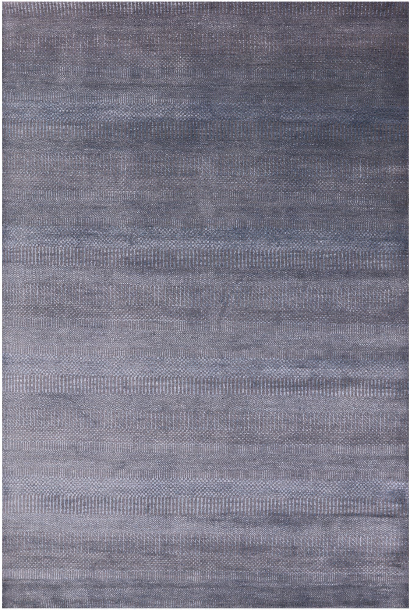 Savannah Grass Hand Knotted Wool & Silk Rug - 6' 0" X 8' 11" - Golden Nile